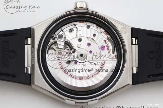 1231 Constellation SS SBF 1:1 Best Edition White Dial on Black Gummy Strap A8900 Super Clone Attractive 7799